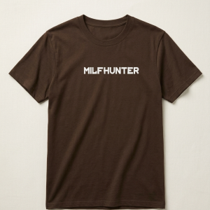 Футболка чоловіча бавовна "MILFHUNTER"